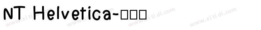 NT Helvetica字体转换